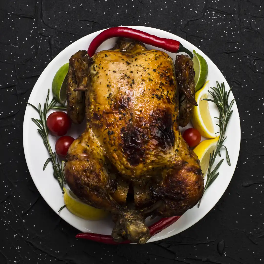 A propos O'crusty - POULET ENTIER
